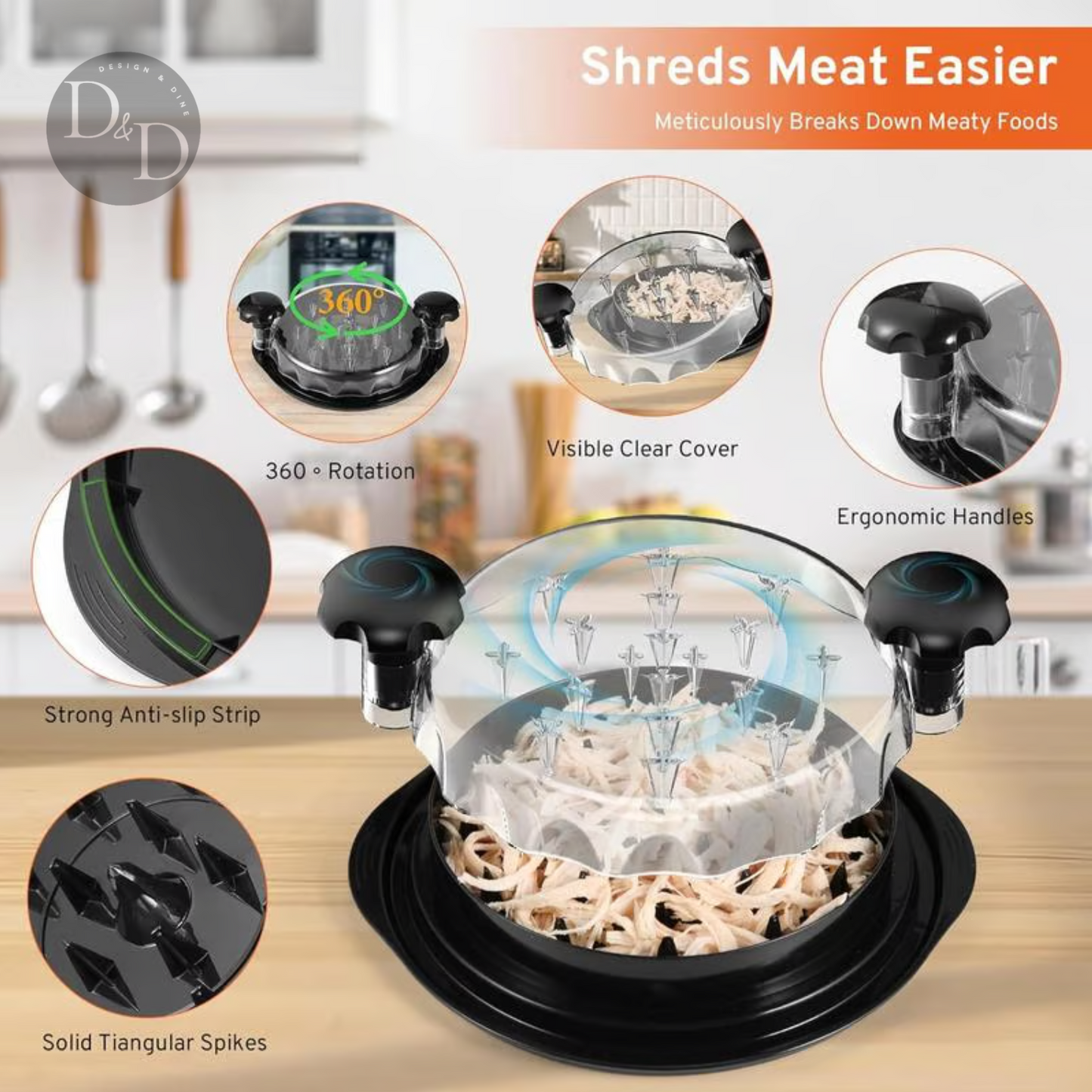 Featherease - pulled meat in seconden!