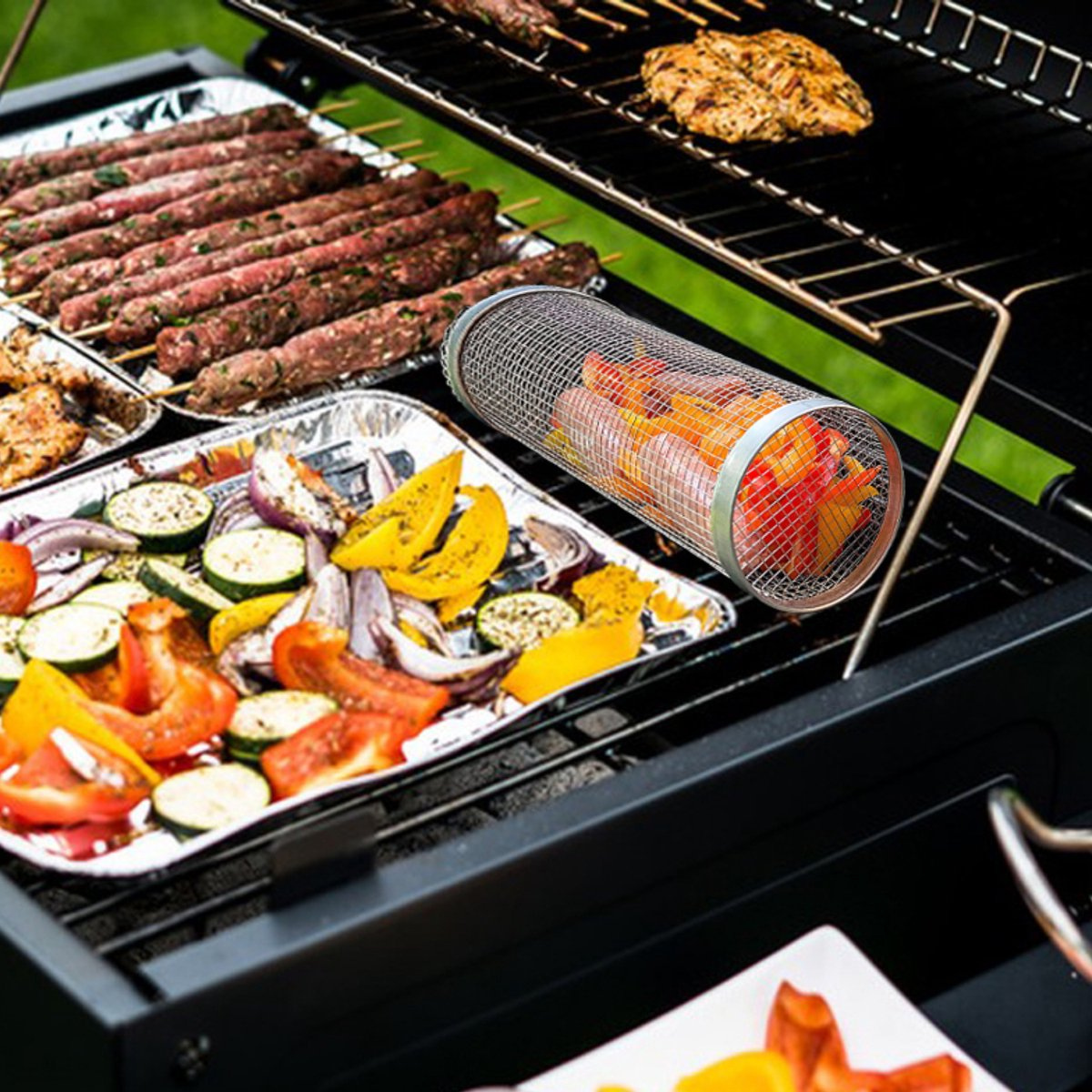 BBQ basket - Nothing falls through your grill anymore