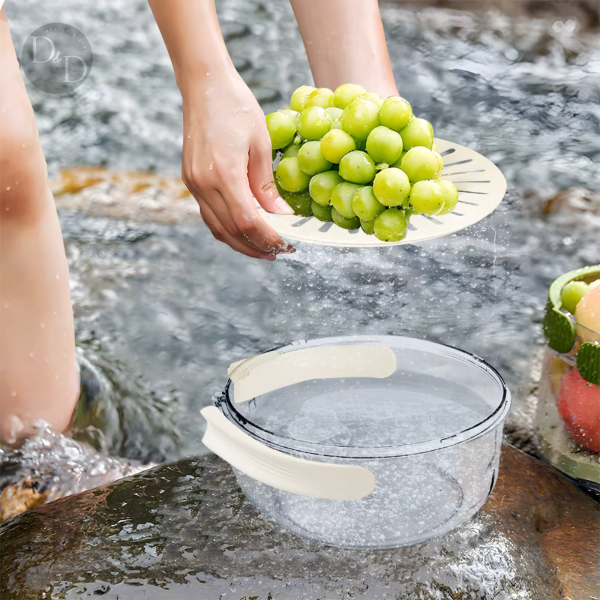 Fruitainer - 1 + 1 FREE - Rinse, take with you, and store