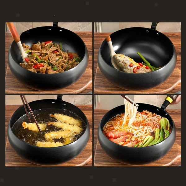 Cuyun Iron Wadjan – Eisen-Wok mit natürlicher Antihaftwirkung