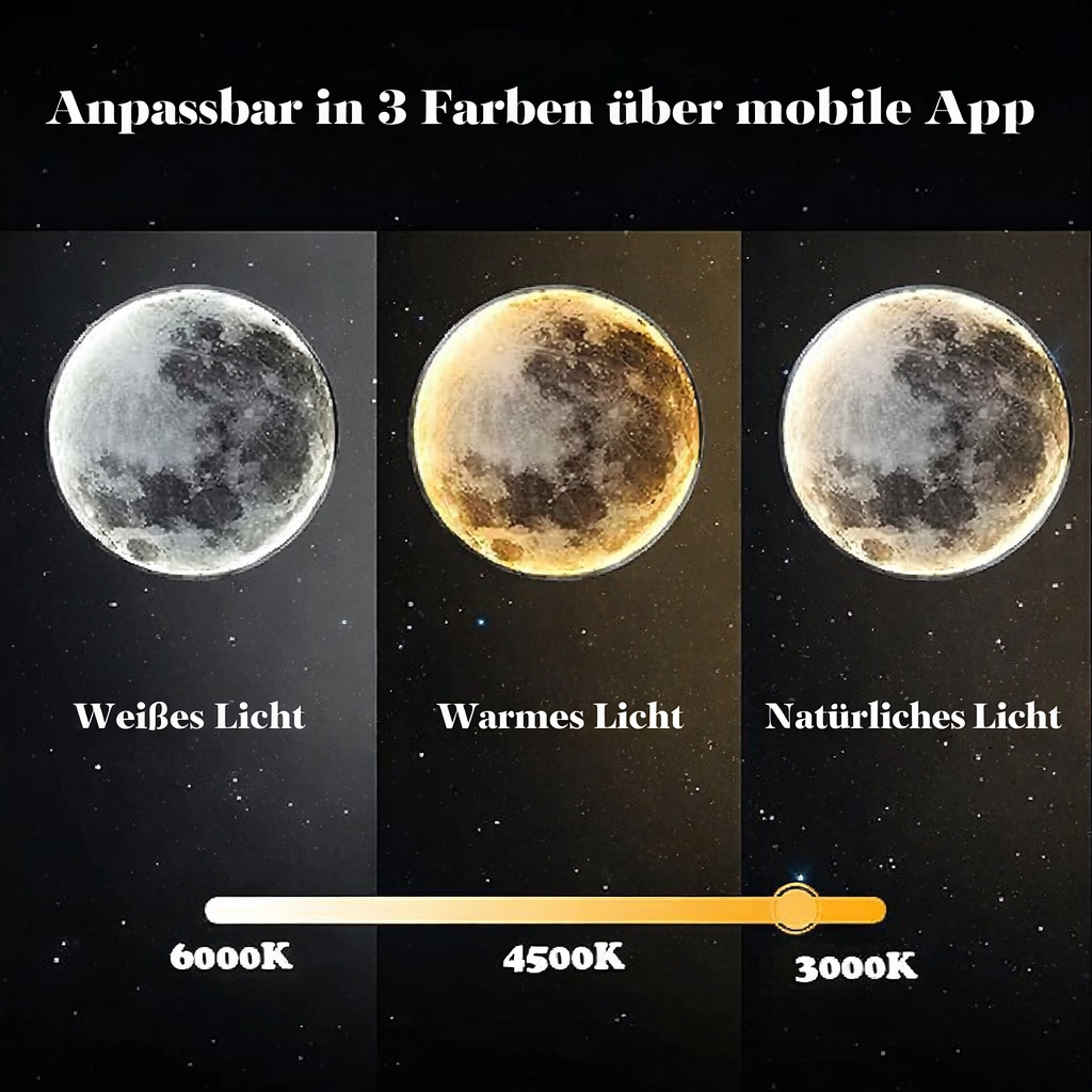 MoonLamp Wandleuchte LED Mond Design