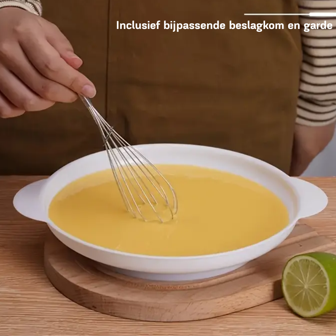Quick crepes pan - bake perfect pancakes in less than 30 seconds