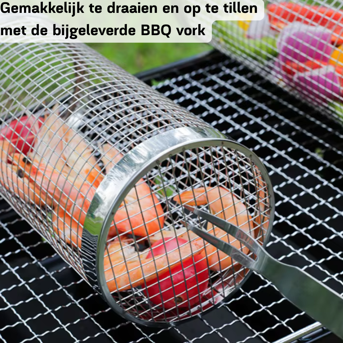 BBQ basket - Nothing falls through your grill anymore