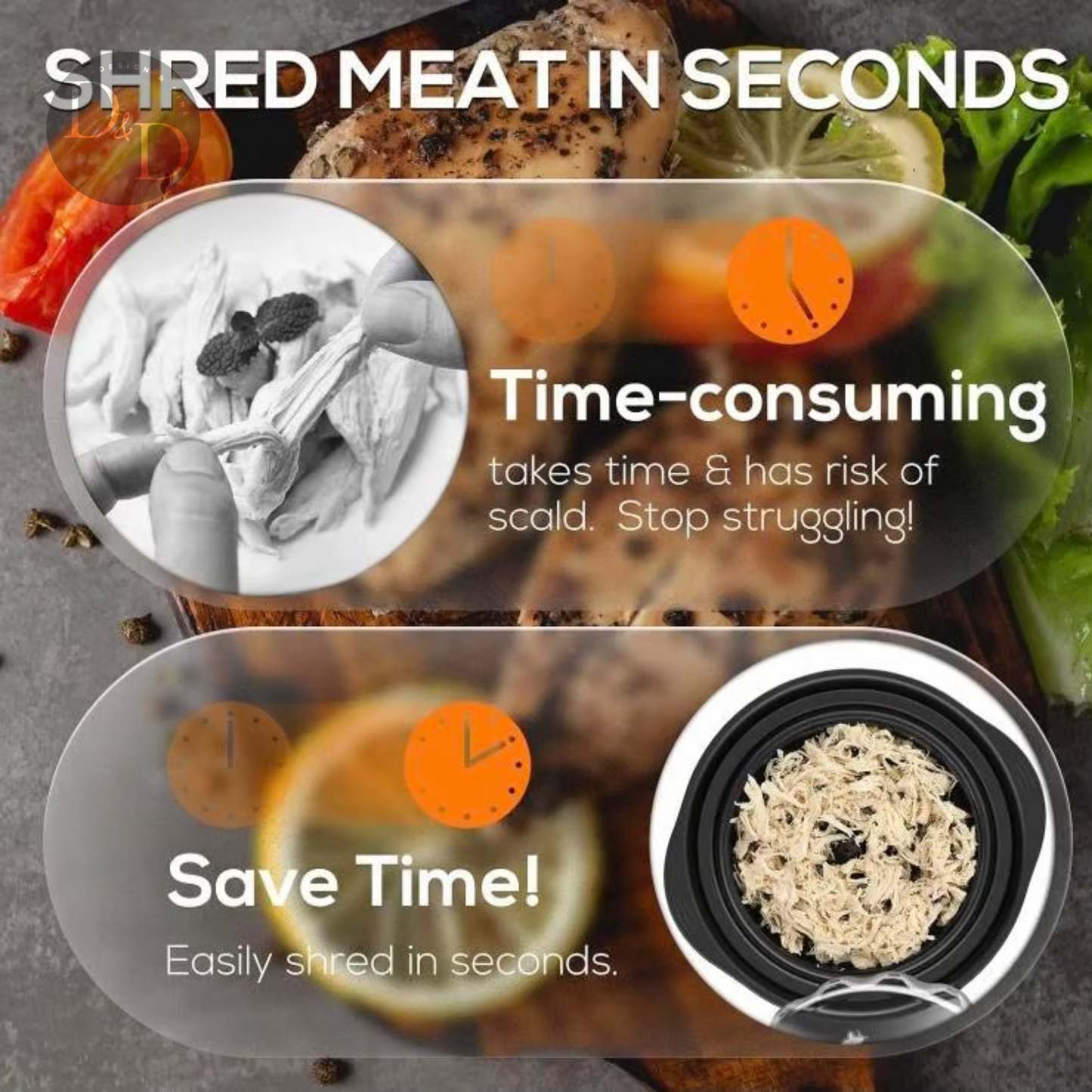 Featherease - pulled meat in seconden!