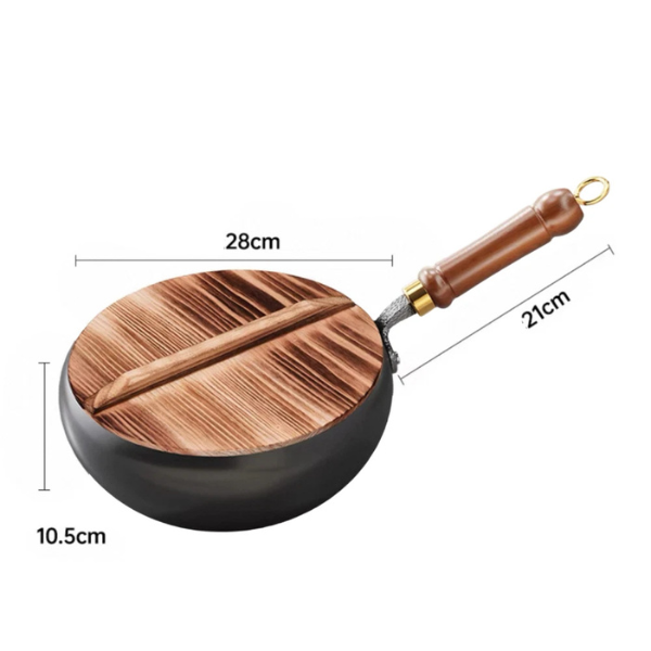Cuyun Iron Wadjan – Eisen-Wok mit natürlicher Antihaftwirkung