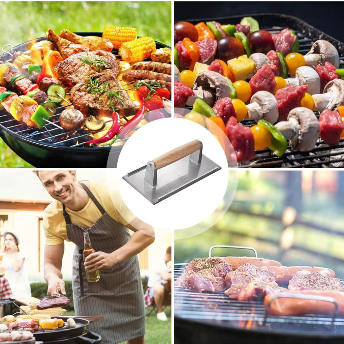 Premium roasting weight - For perfect burgers every time!