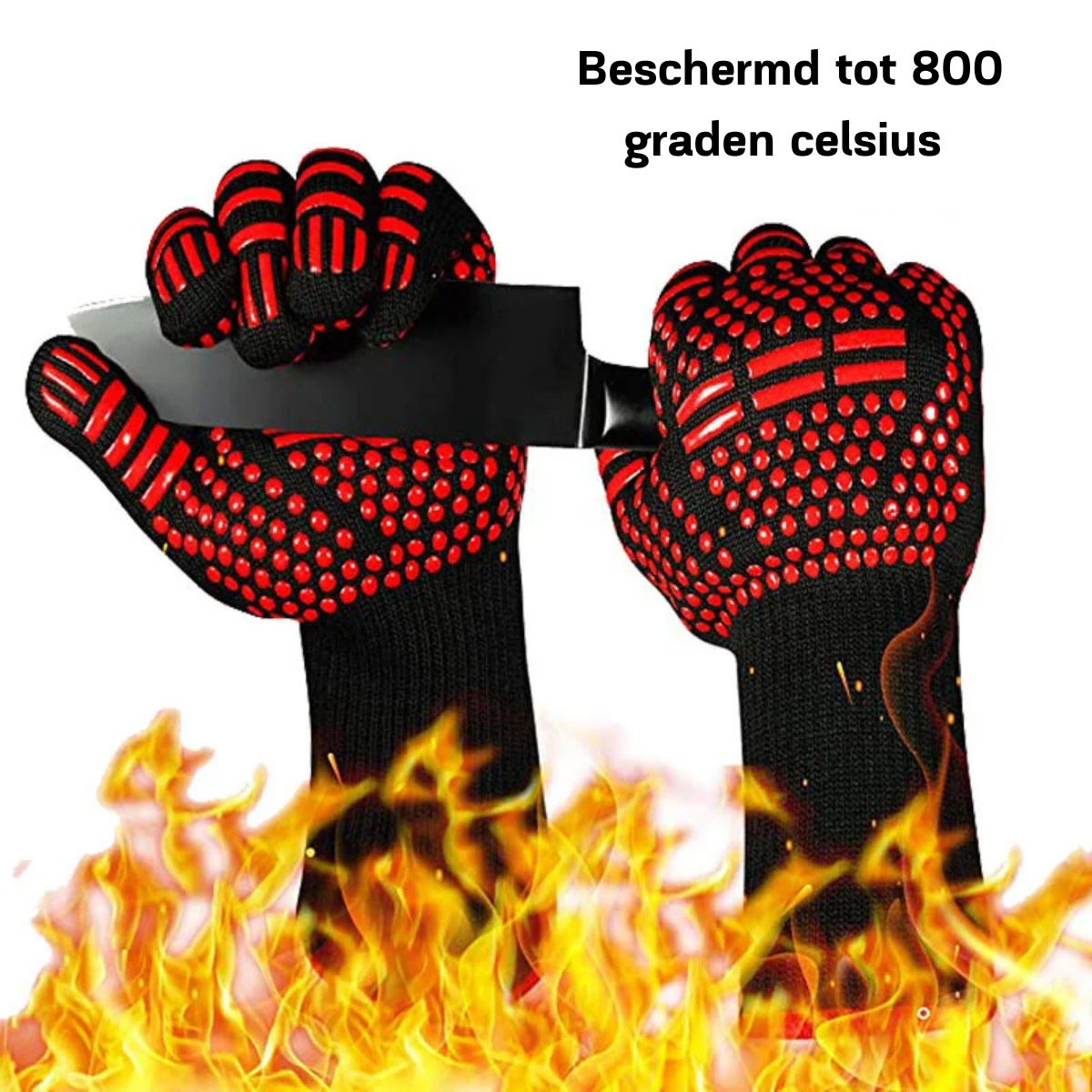 FireGuard - Guanti per barbecue fino a 800°C