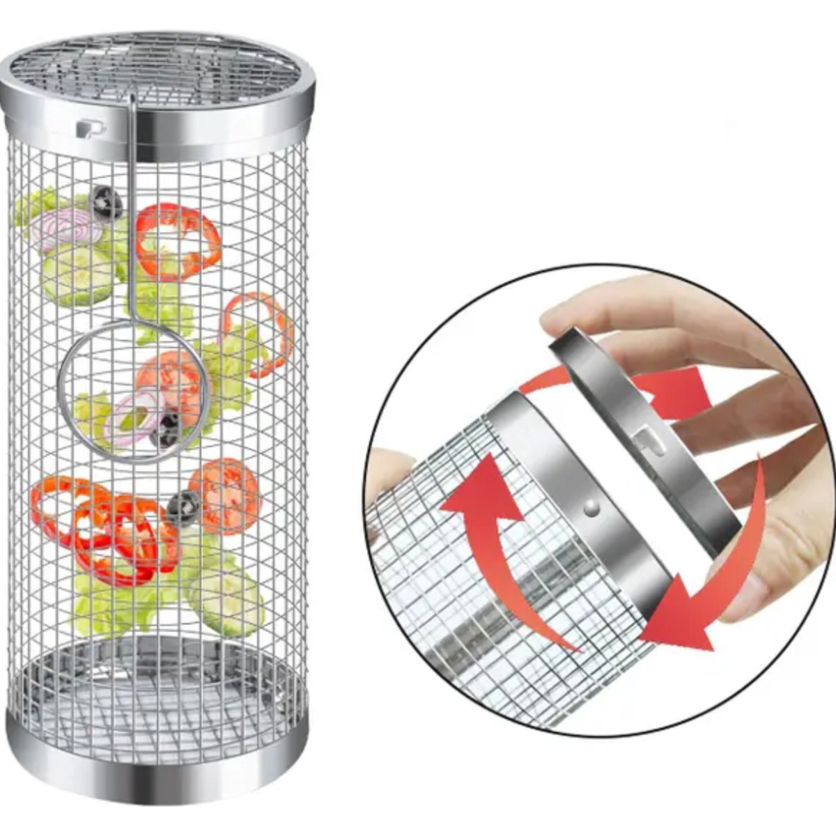 BBQ basket - Nothing falls through your grill anymore