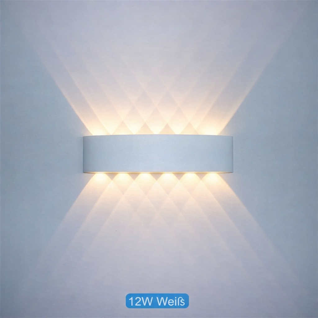 AeroGlow LED-Wandleuchte – Wetterfest