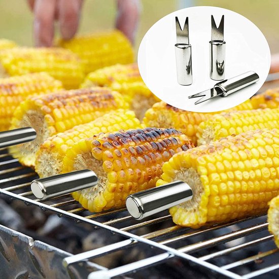 18-piece set - Stainless steel BBQ tools
