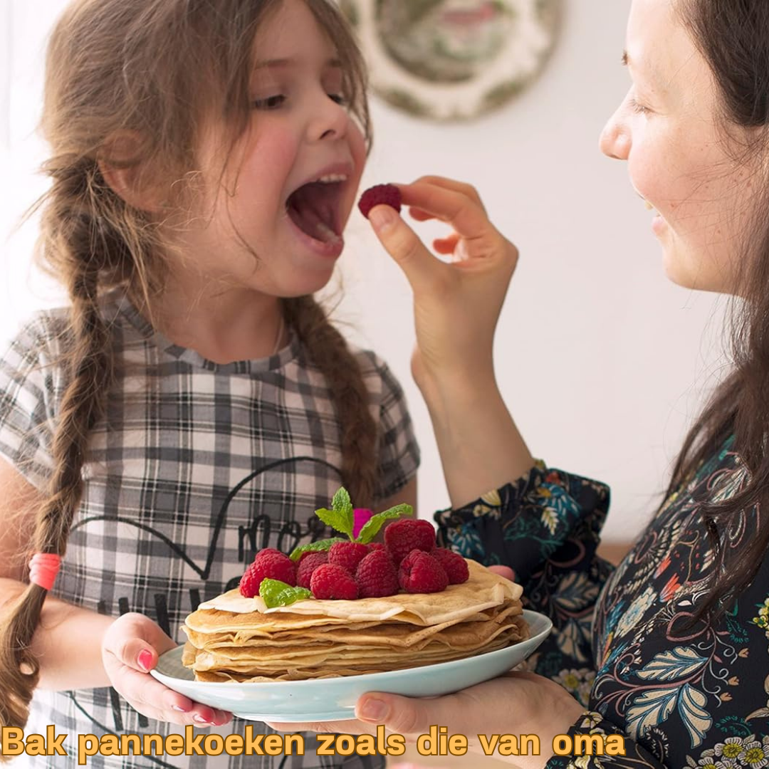 Quick crepes pan - bake perfect pancakes in less than 30 seconds