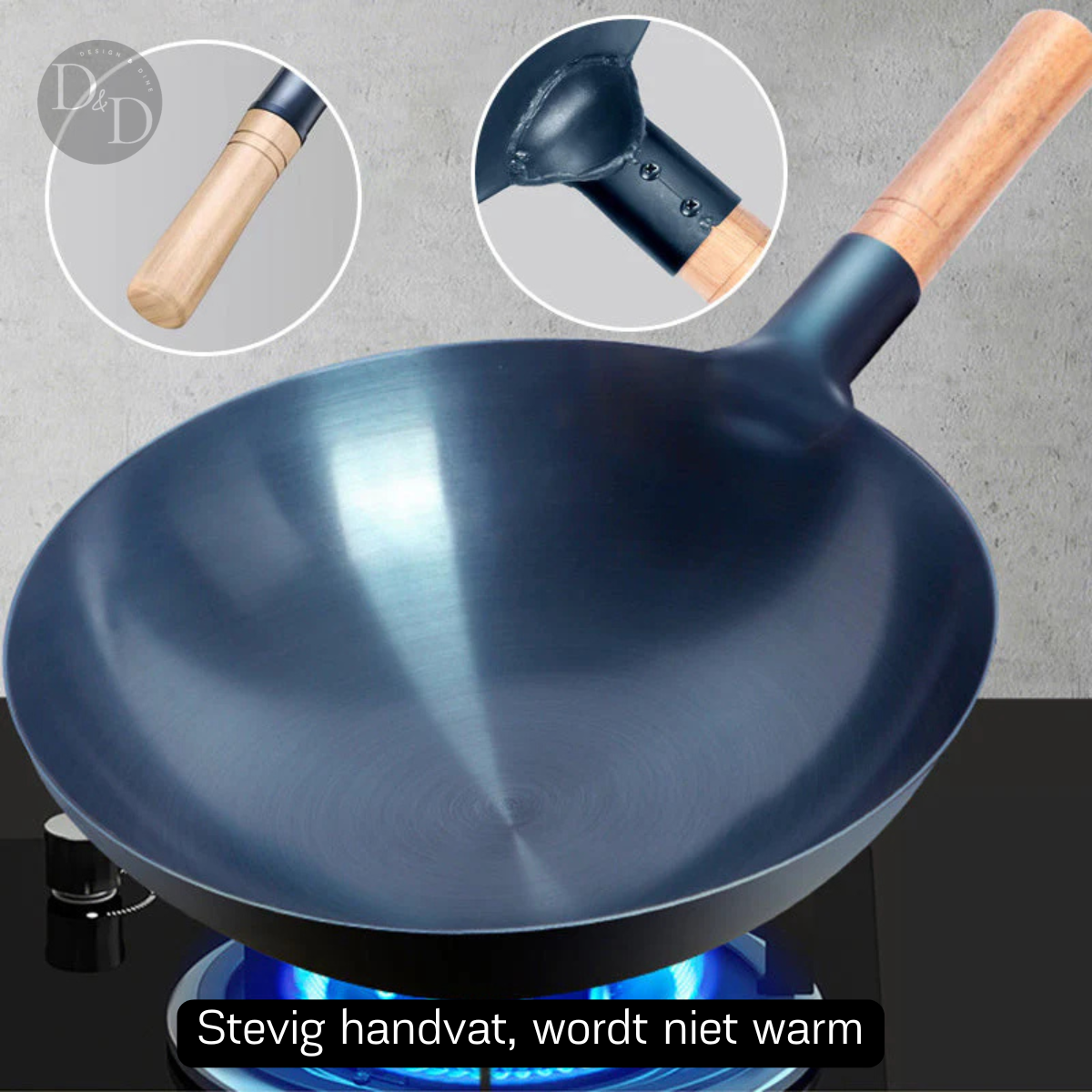 Cuyun Wok - Antiaderente per tutta la vita senza rivestimento nocivo