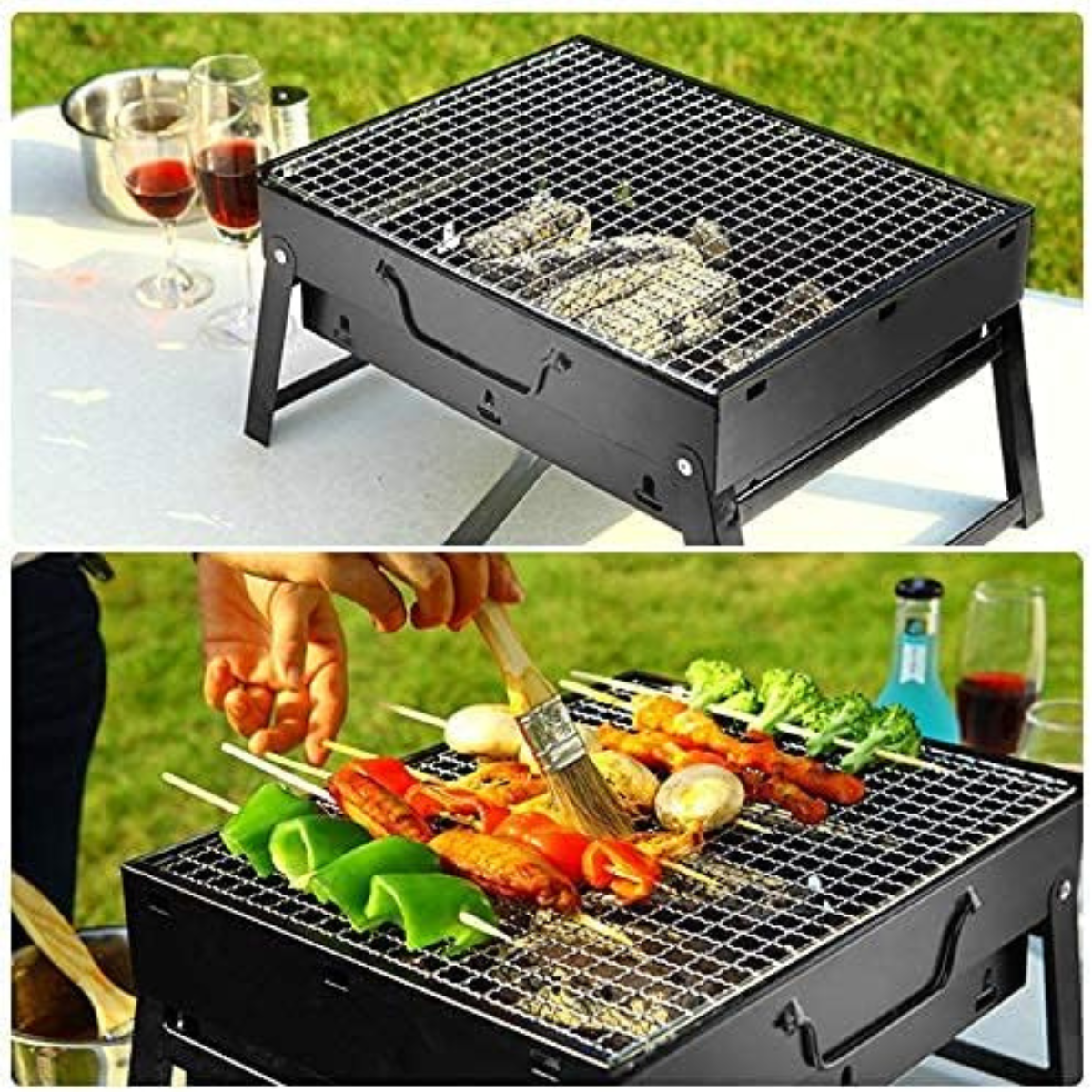 GrillMate - Barbecue da viaggio pieghevole