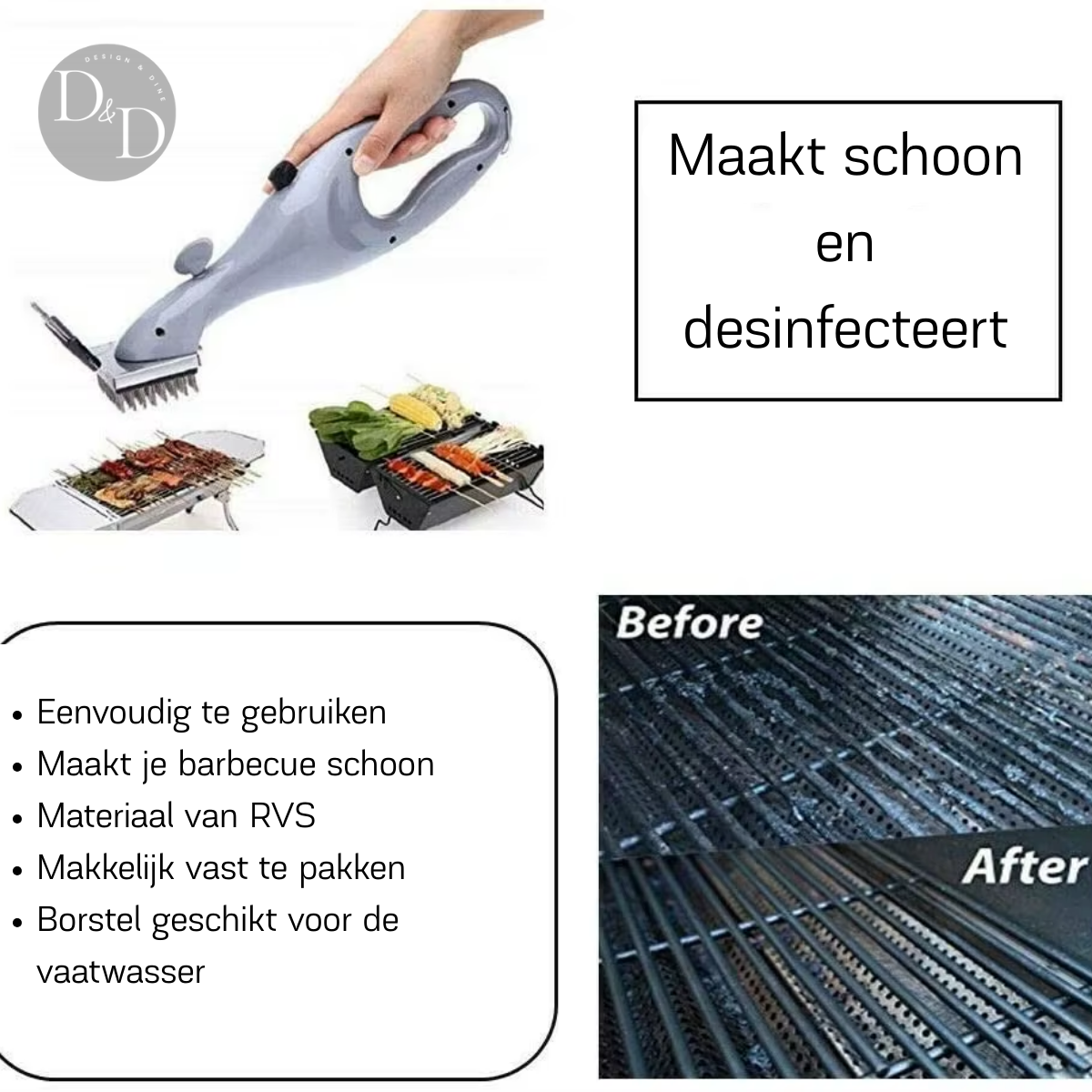 GrillSteamer - Stomende grillborstel