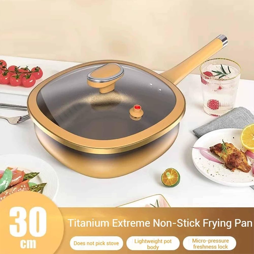 Culinara™ Titan 12-Zoll Antihaft-Pfanne mit Deckel