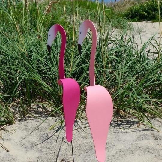 Flamingo-Gartenornament – wetterfest