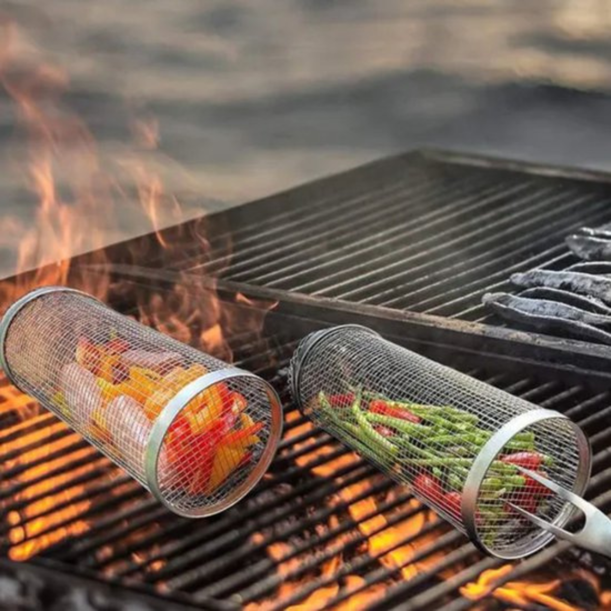 BBQ basket - Nothing falls through your grill anymore