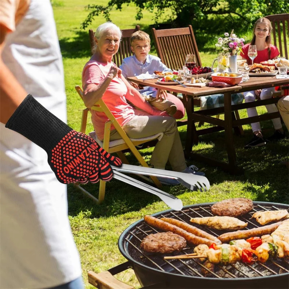 FireGuard - Guanti per barbecue fino a 800°C