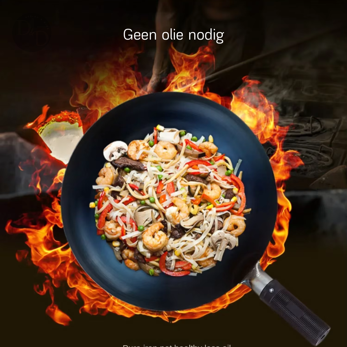 Cuyun Wok - Antiaderente per tutta la vita senza rivestimento nocivo