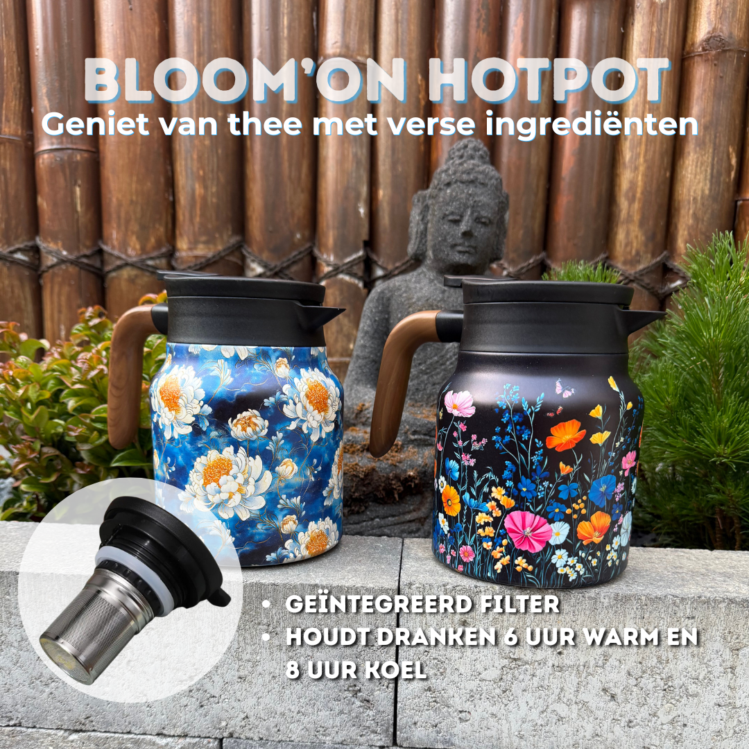 BLOOM'on Hotpot incl. build-in tea filter