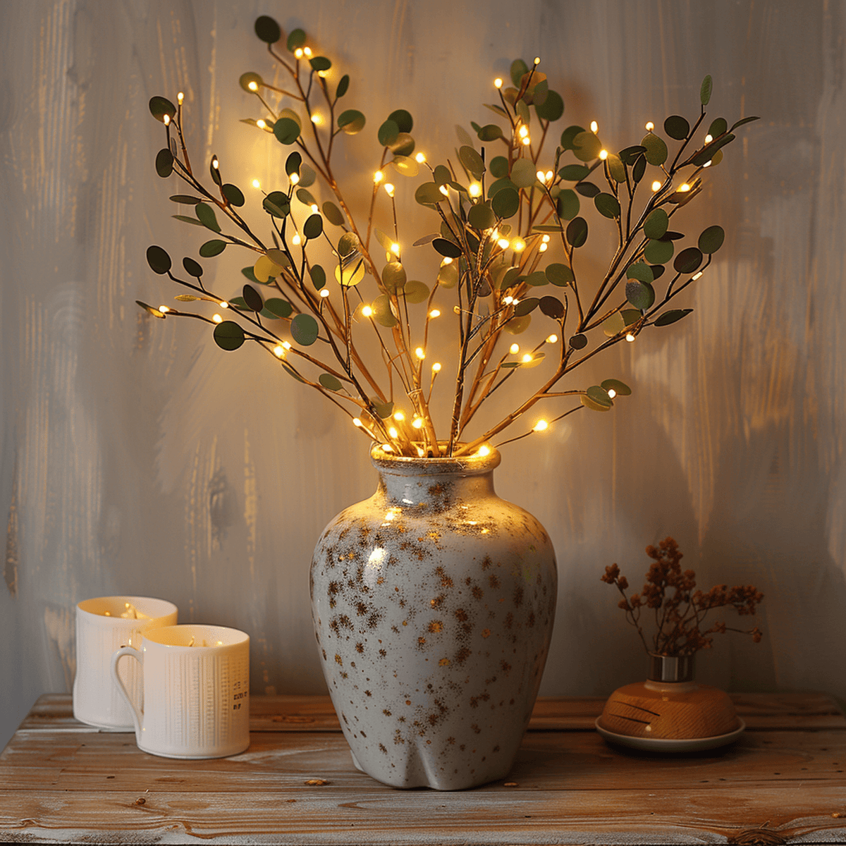 Feenlicht Olivenzweig – LED-Dekoleuchte