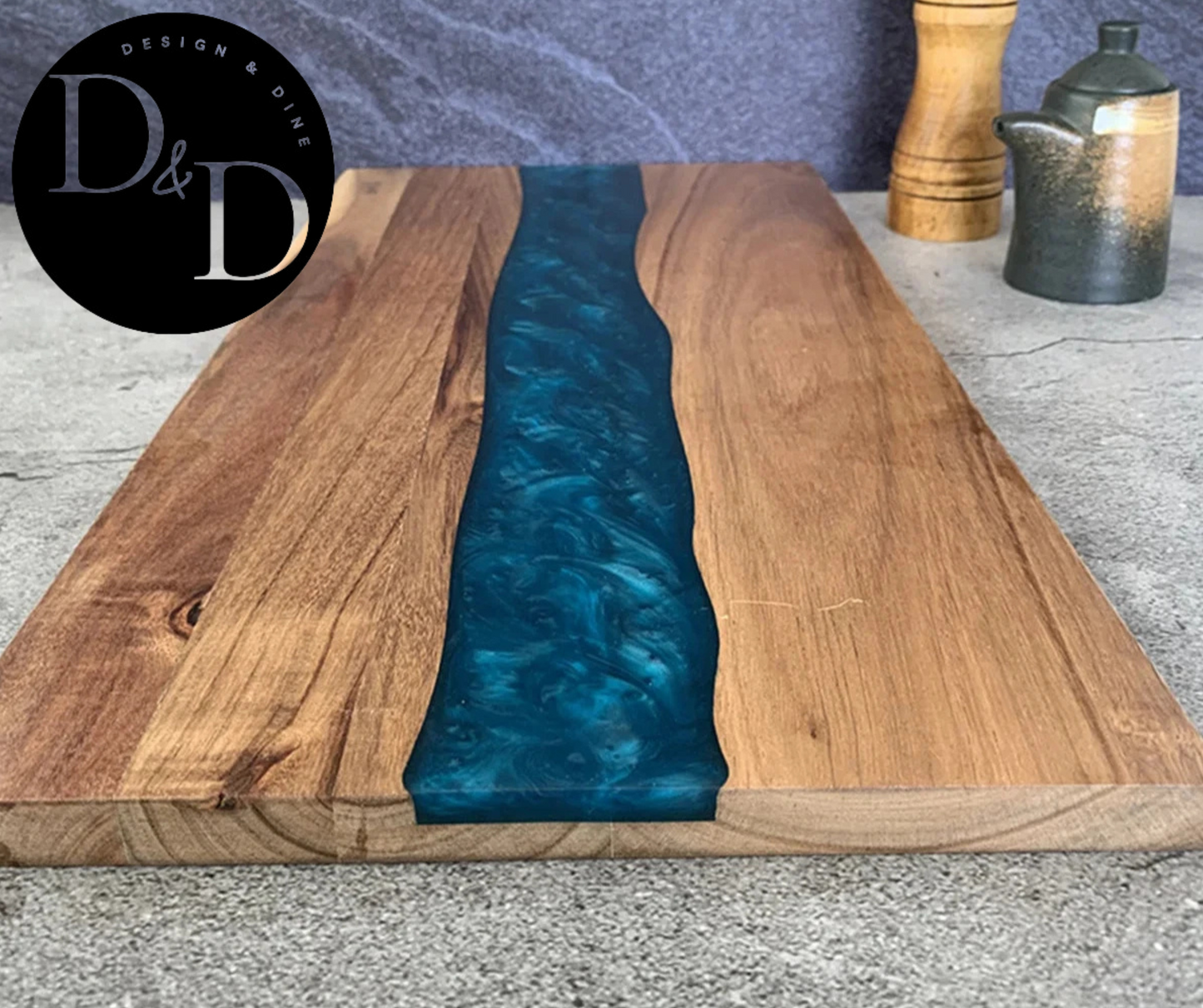 Artisan Wood & Resin borrelplank