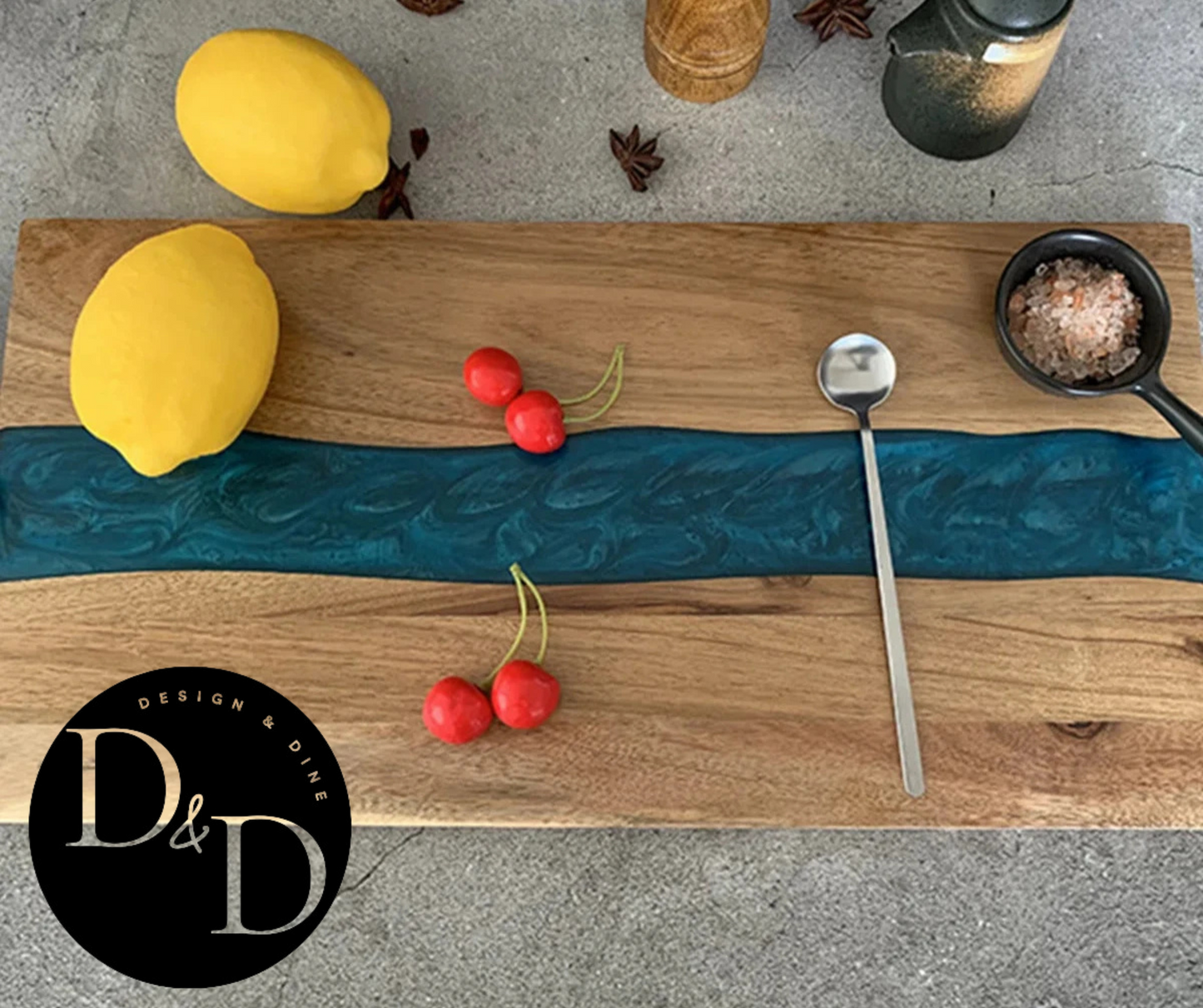 Artisan Wood & Resin borrelplank