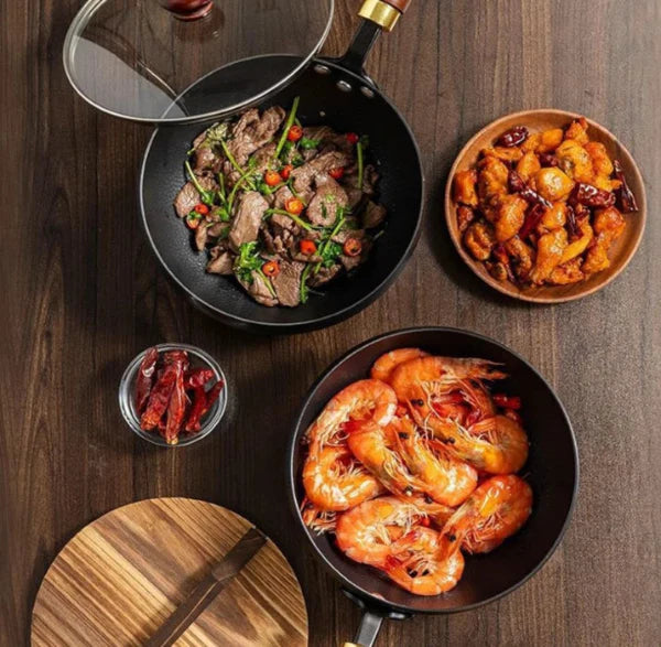 Cuyun Iron Wadjan – Eisen-Wok mit natürlicher Antihaftwirkung
