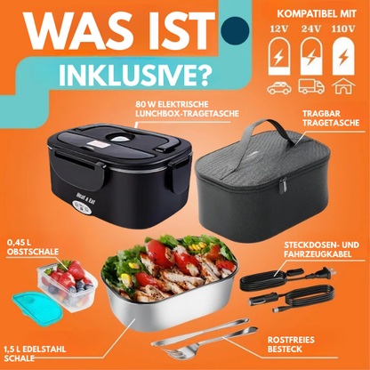 Warm & Essen - Elektrisch beheizte Lunchbox