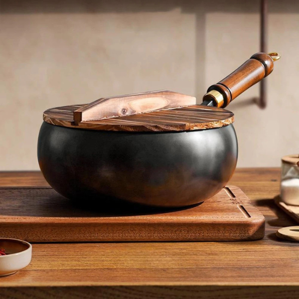 Cuyun Iron Wadjan – Eisen-Wok mit natürlicher Antihaftwirkung