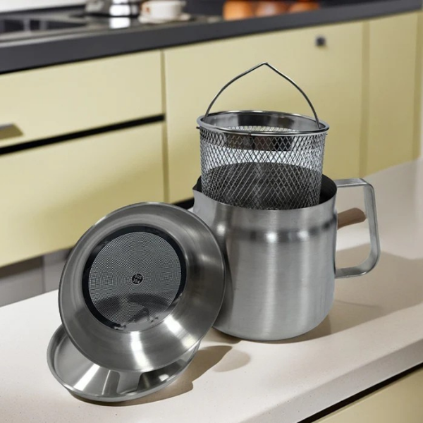 SteelFry Fritteuse mit integriertem Ölfilter