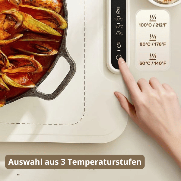 Stayhot – Elektrisch beheizte Tischunterlage