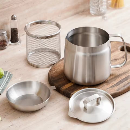 SteelFry Fritteuse mit integriertem Ölfilter