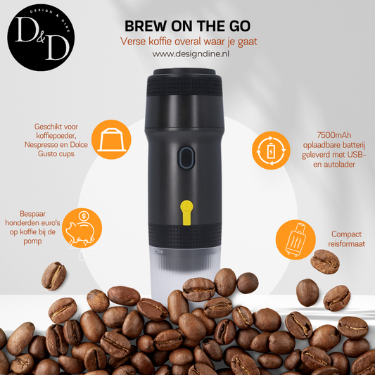 Brew on the go - draadloze koffiemachine