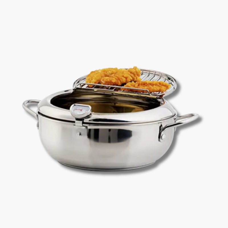 Fritteuse mit Temperaturkontrolle