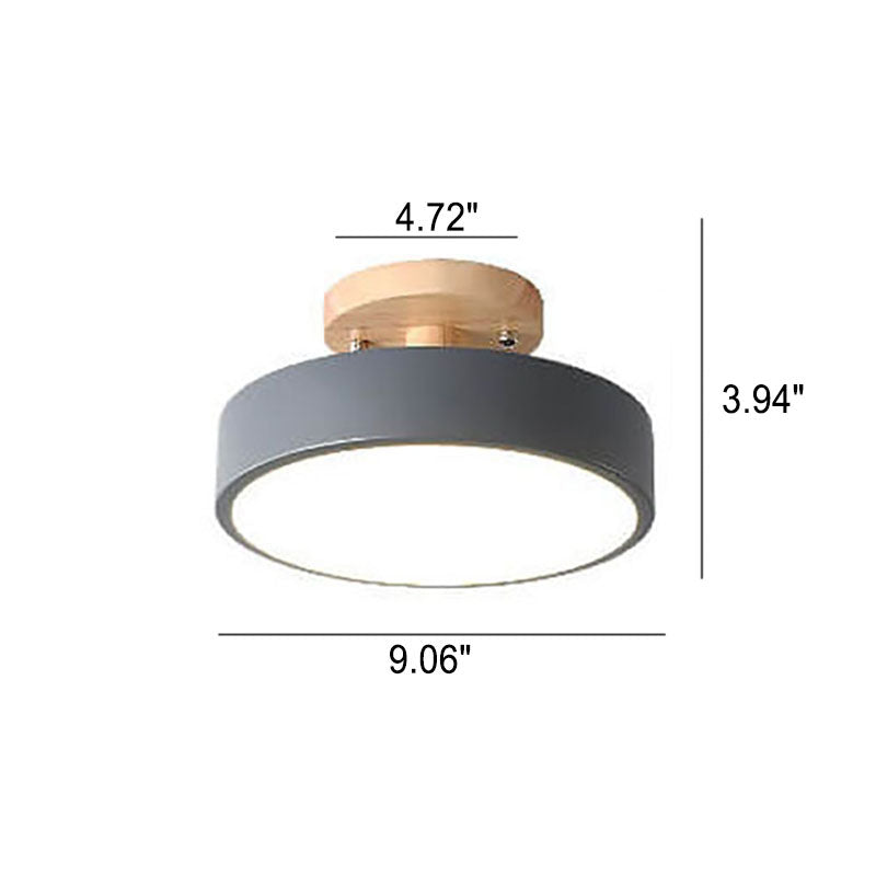 NordWood LED-Deckenleuchte – 3 Farbmodi