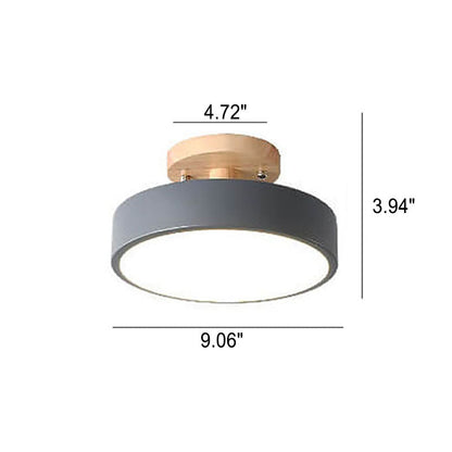 NordWood LED-Deckenleuchte – 3 Farbmodi