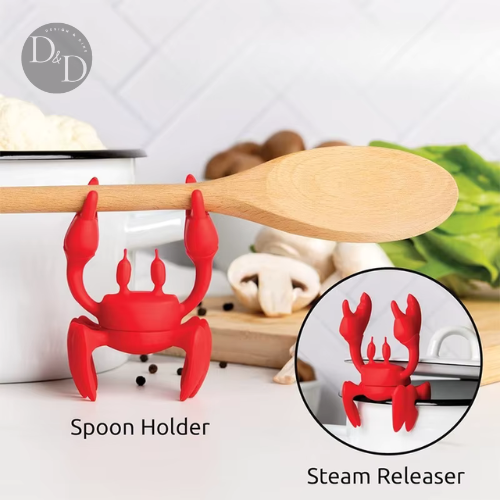 Crabbed spoon holder