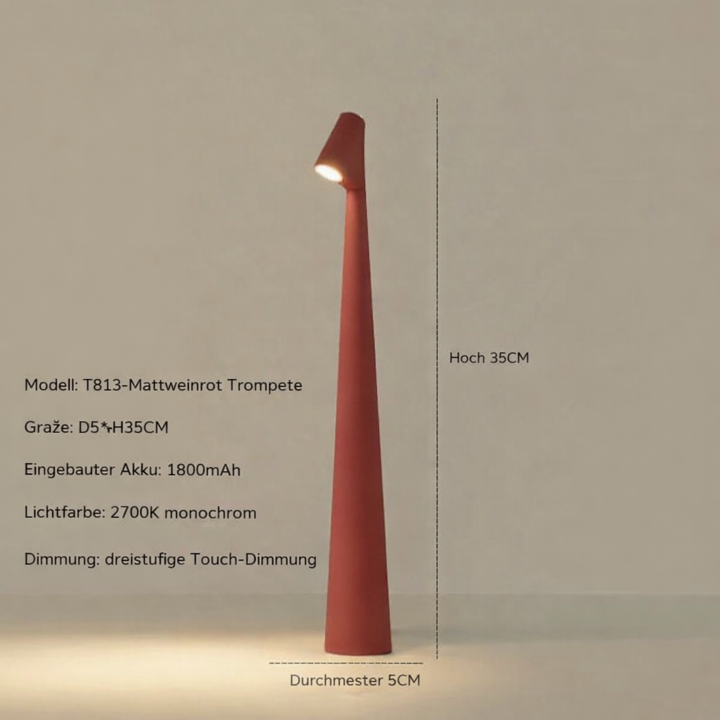 SydneyGlow LED-Tischleuchte – dimmbar