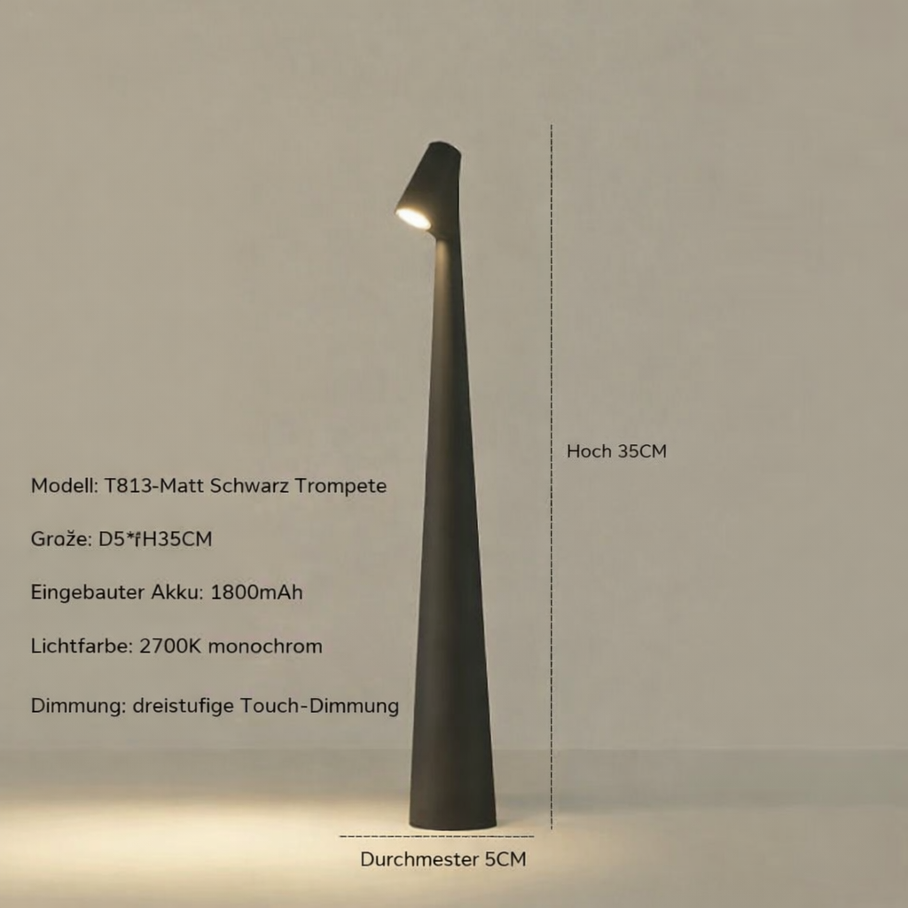 SydneyGlow LED-Tischleuchte – dimmbar