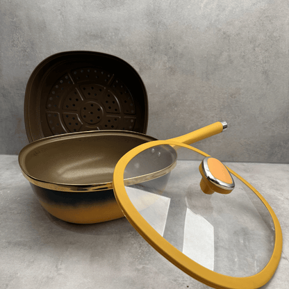 Culinara™ Titan-Antihaftpfanne mit 12 Zoll Durchmesser und Deckel