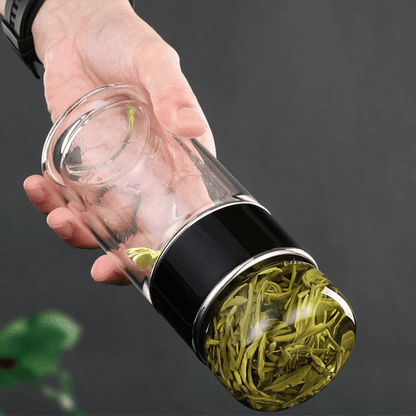 TeaNGo - Glas Tee Infuser Flasche