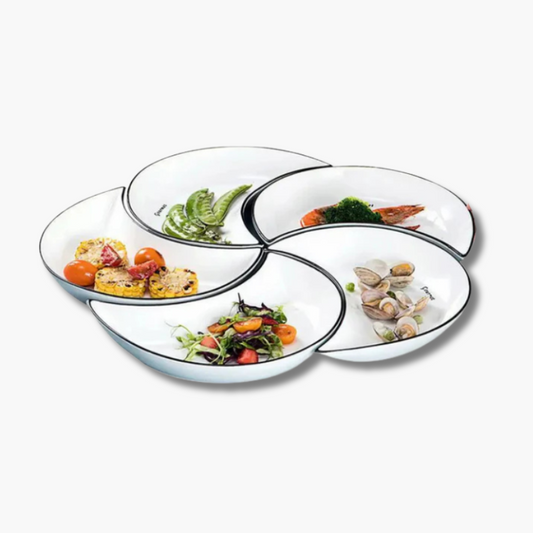 Lunar Luxe: 5-teiliges Keramik-Mondgeschirr-Set