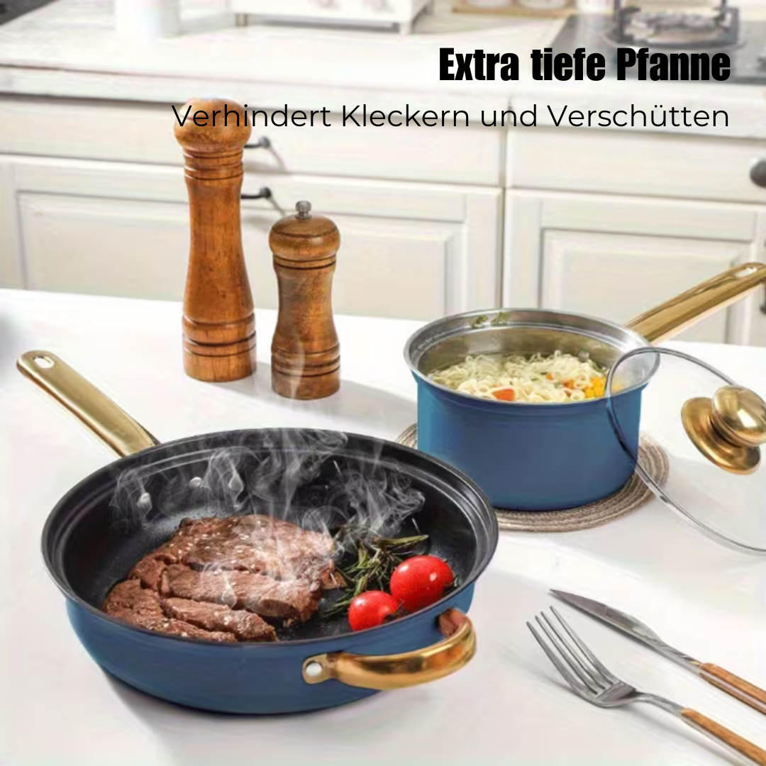 Aurum - 12-teilige Pfannenset