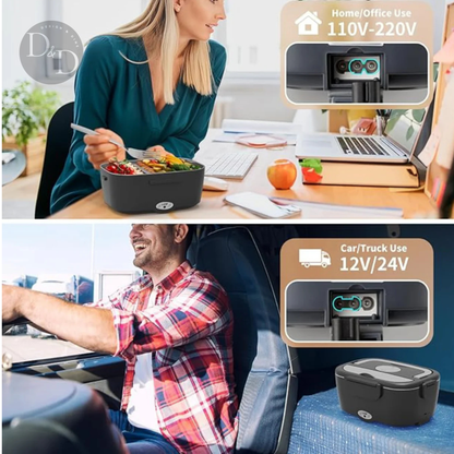 Heat & Eat - Elektrisch verwarmde lunchbox