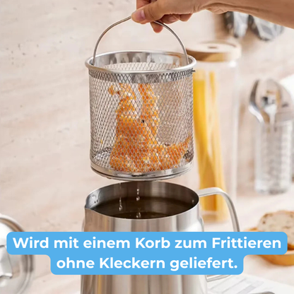 SteelFry Fritteuse mit integriertem Ölfilter