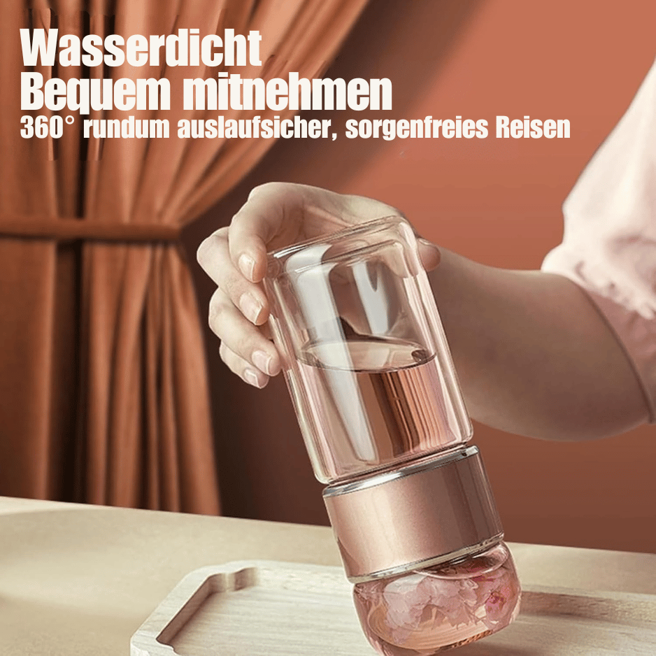 TeaNGo - Glas Tee Infuser Flasche