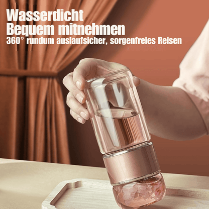 TeaNGo - Glas Tee Infuser Flasche