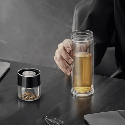 TeaNGo - Glas Tee Infuser Flasche