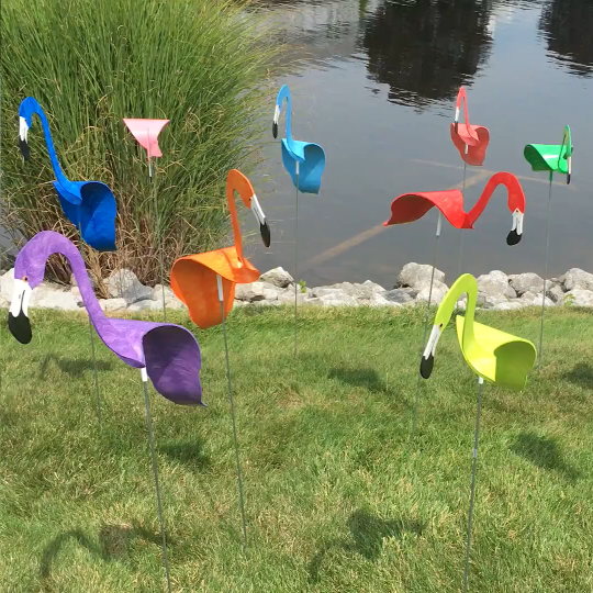 Flamingo-Gartenornament – wetterfest